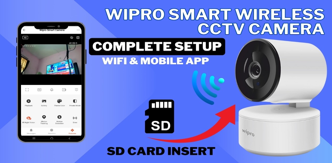 Unboxing and Setting Up the Wipro Smart Indoor Wi-Fi Camera: A Step-by-Step Guide